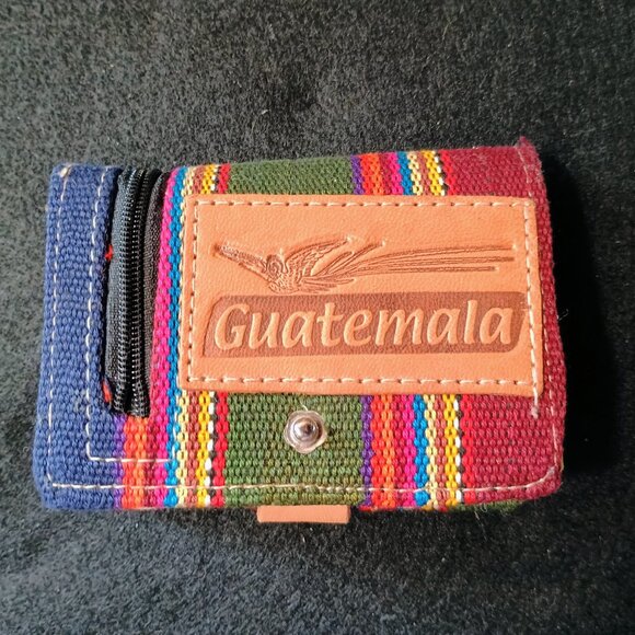 NWOT: Bundle Handmade Guatemalan Artisan Wallet & Coin Purse and Amulet Bag - Picture 3 of 16